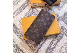 LV-WAL-M-BR-101 Brazza Long Wallet Monogram Canvass