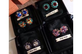 MM-JEW-ER-106 Earrings with Genuine Swarovski Coloured Crystal, OEM Product