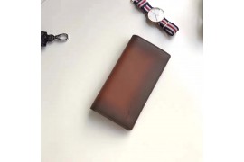 LV-WAL-M-BR-118 Brazza Long Wallet Cuir Ombré Brown