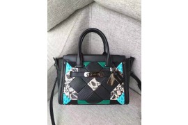 CO-BAG-L-SWG-111 Swagger Patchwork Black-Green 