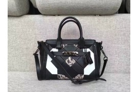 CO-BAG-L-SWG-112 Swagger Patchwork Black-White