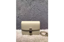 CEL-BAG-L-BOX-123 Box Calfskin Bark/Smooth Off White