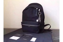 YSL-BP-281 Classic City Backpack Nylon Canvas Black