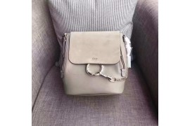 CHL-BP-FAYE-107 Faye Suede Flap With Leather Cream