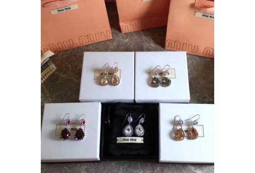 MM-JEW-ER-105 Earrings with Genuine Swarovski Coloured Crystal, OEM Product