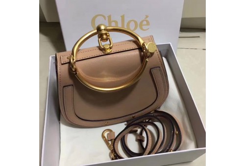 CHL-BAG-NL-102 Nile Bracelet Bag Calfskin Smooth Beige